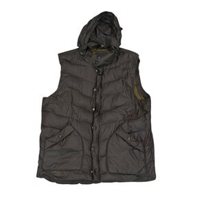 GAP Men's Charcoal Hooded Vest